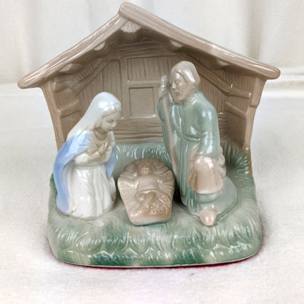 Porcelain Nativity Scene